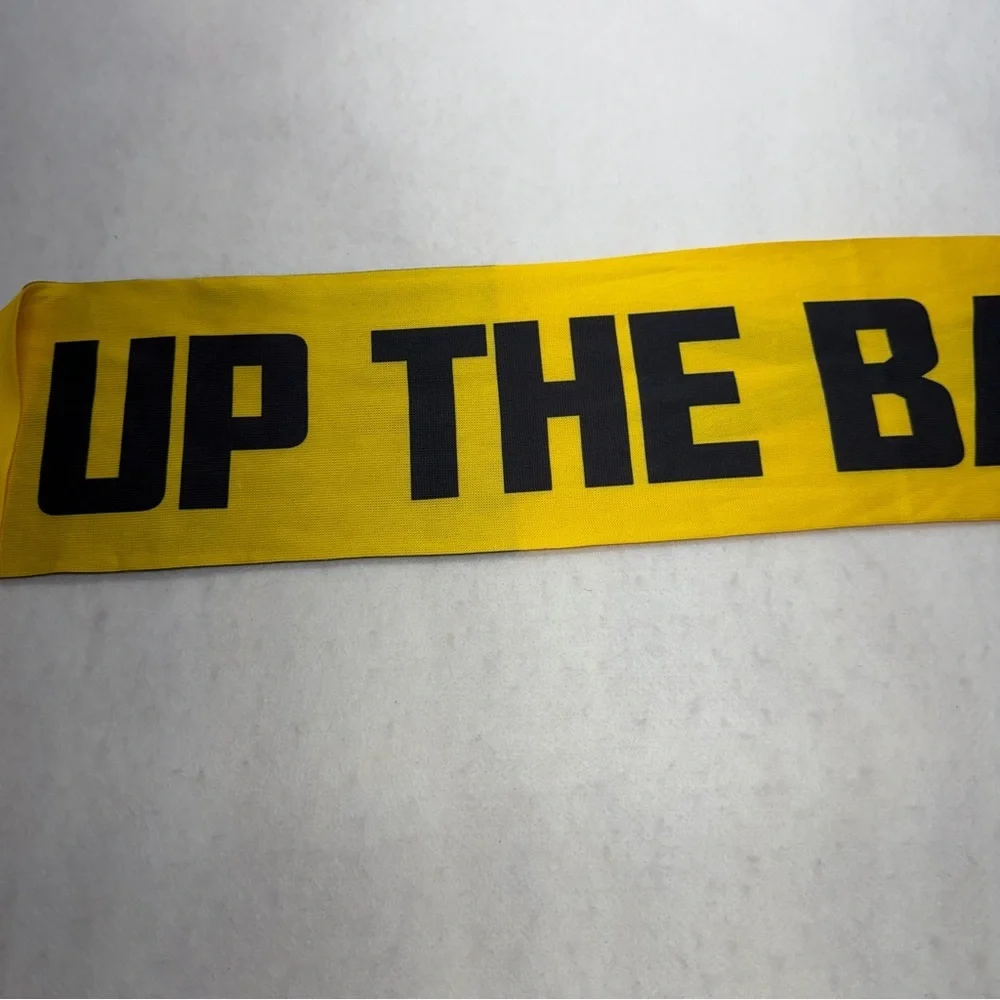 Charleston Battery Yellow Black Scarf Polyester Soccer